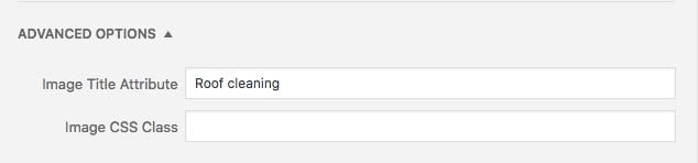 thuộc tính image title wordpress